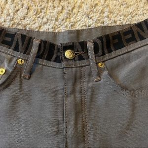 FENDI - Zucca Highwaisted Pants *Read size notes*